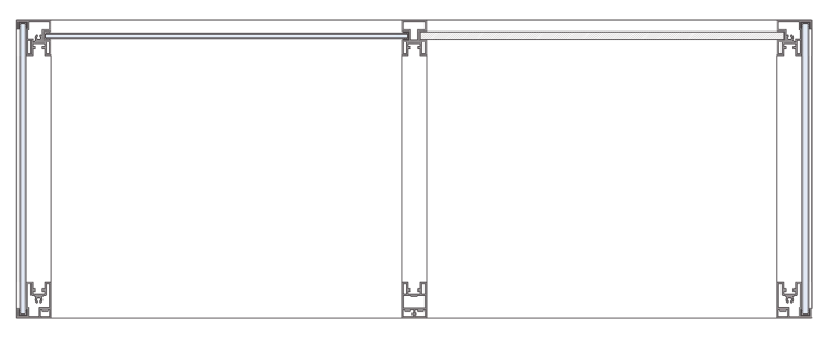 struttura in alluminio per mobili design
