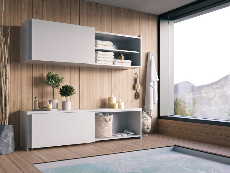 Sistema apertura pensili complanare slider s20