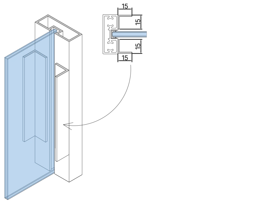 ALUMIX Porta bilico