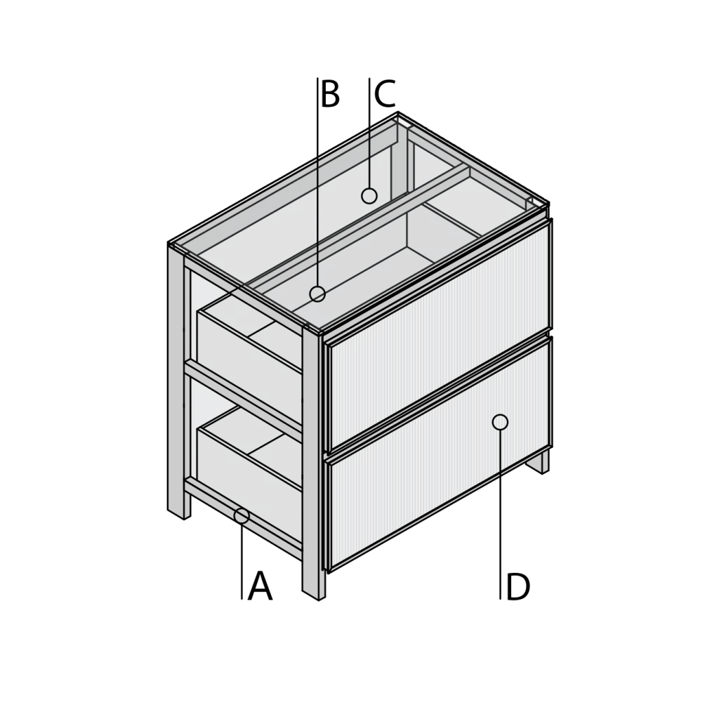 ALUMIX MODULO CASSETTI